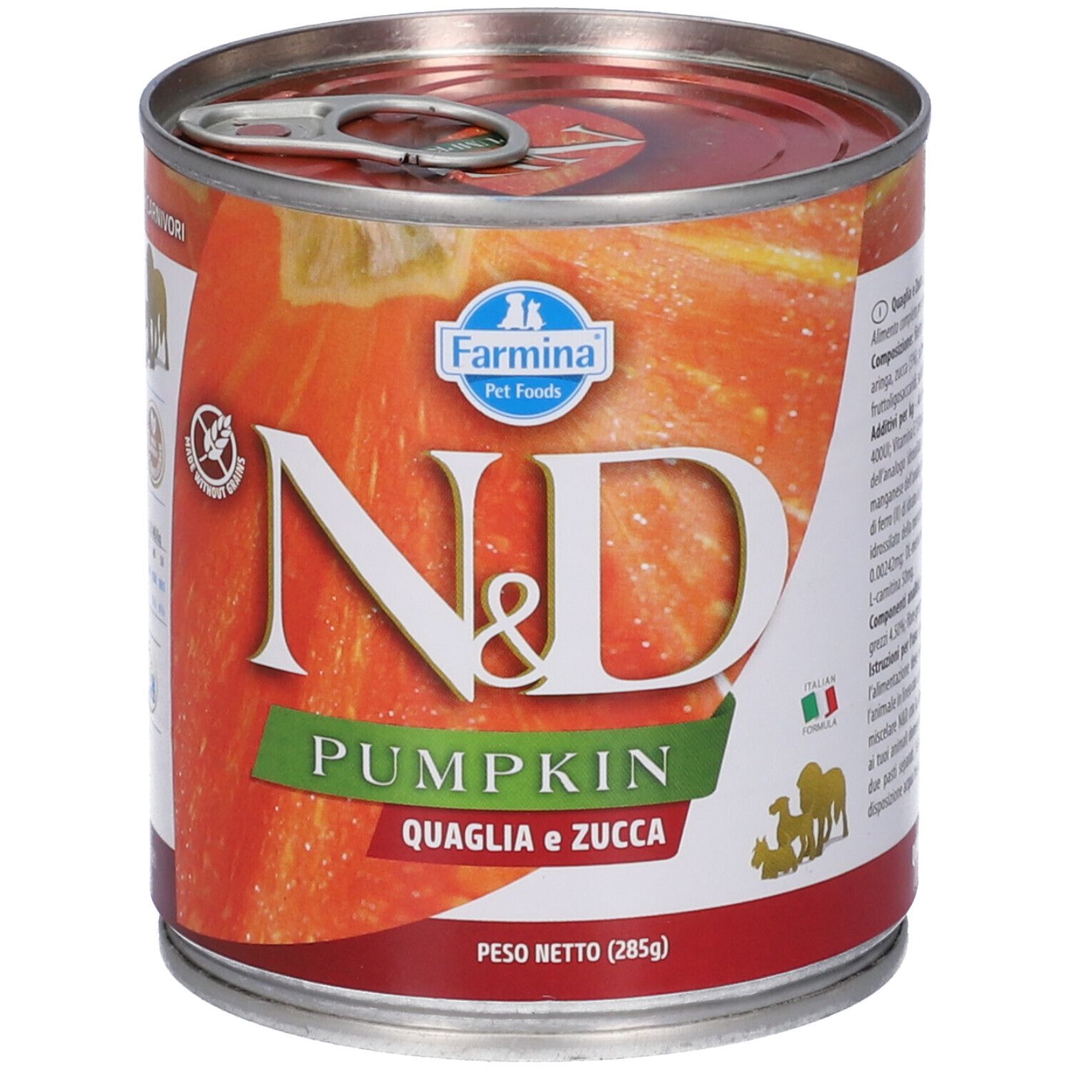 Farmina N&D Pumpkin Canine Quail & - Adult Wet Food 285 g Mangime
