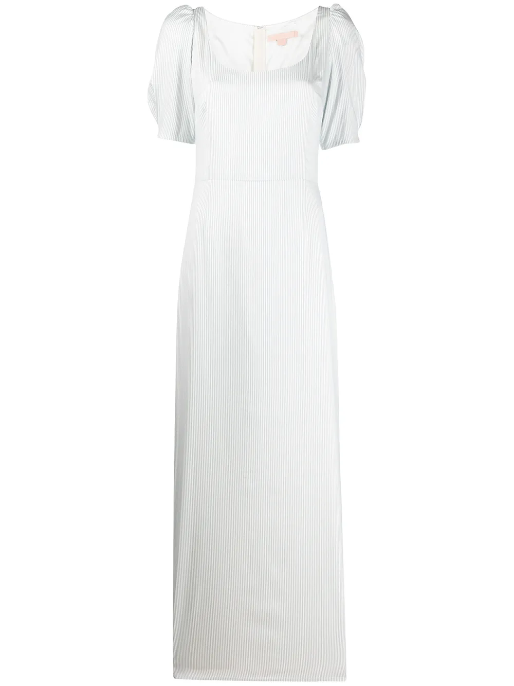 Brock Collection Abito a righe - Bianco