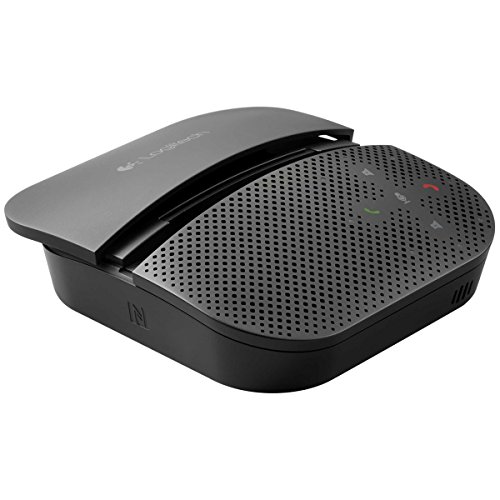Logitech P710E Mobile Speakerphone Altoparlante Vivavoce Bluetooth Wireless, Chiamate Hands-Free, Videoconferenze, Audio Chiaro, Cancellazione Rumore