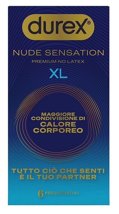 Preservativo Durex Nude Sensation Xl 6 Pezzi