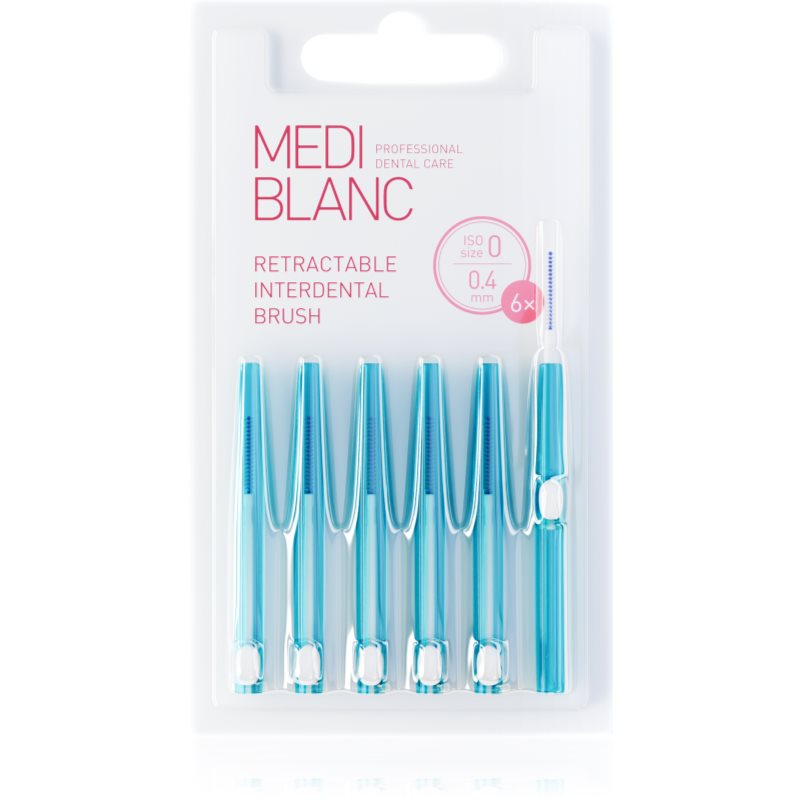 Mediblanc Interdental Tb Pull Out System 0.4 Mm Scovolino Interdentale Retrattile 6 Pz
