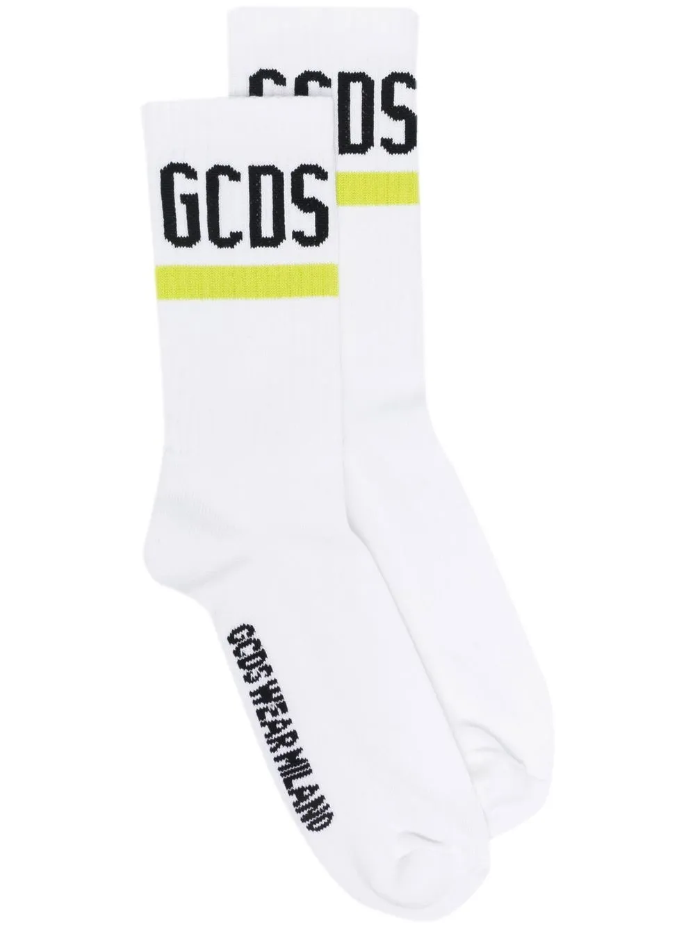 GCDS Calzini - Bianco