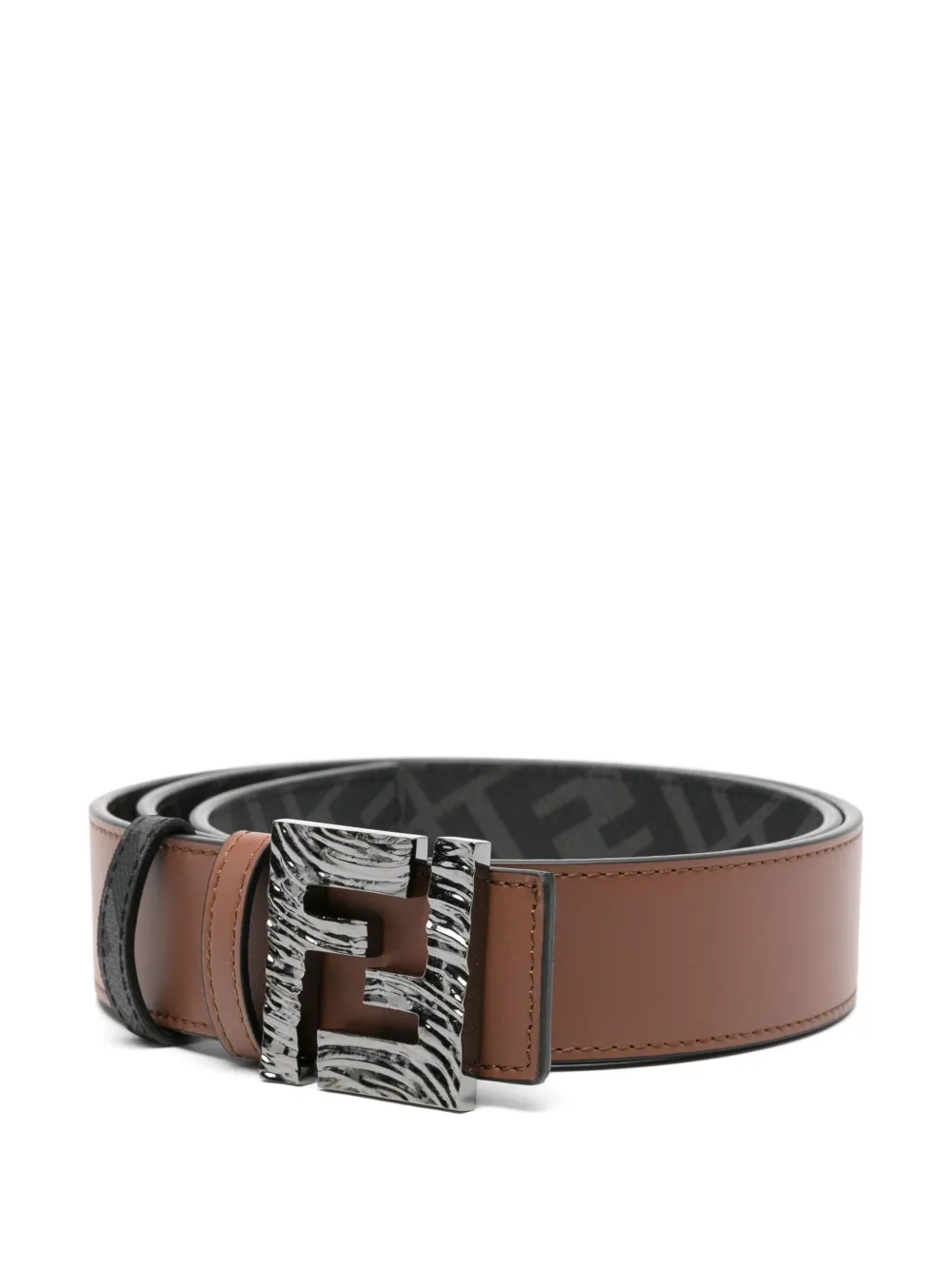 FENDI reversible FF-logo belt - Nero