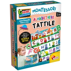 Gioco in scatola Lisciani Montessori Plus Alfabetiere Tattile