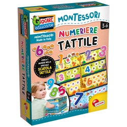 Gioco in scatola Lisciani metodo Montessori Plus Numeriere Tattile
