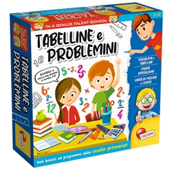 Gioco in scatola Lisciani I'm a Genius Tabelline e Problemini