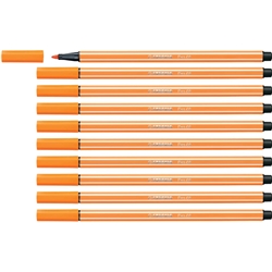 Pennarelli Stabilo Pen 68 tratto 1 mm arancio 68/54