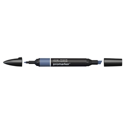 Pennarelli doppia punta Winsor&Newton midnight blue B624