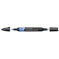 Pennarelli doppia punta Winsor&Newton brush china blue B736