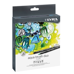 Pennarelli Lyra Aqua Brush Duo 36 colori assortiti L6521360