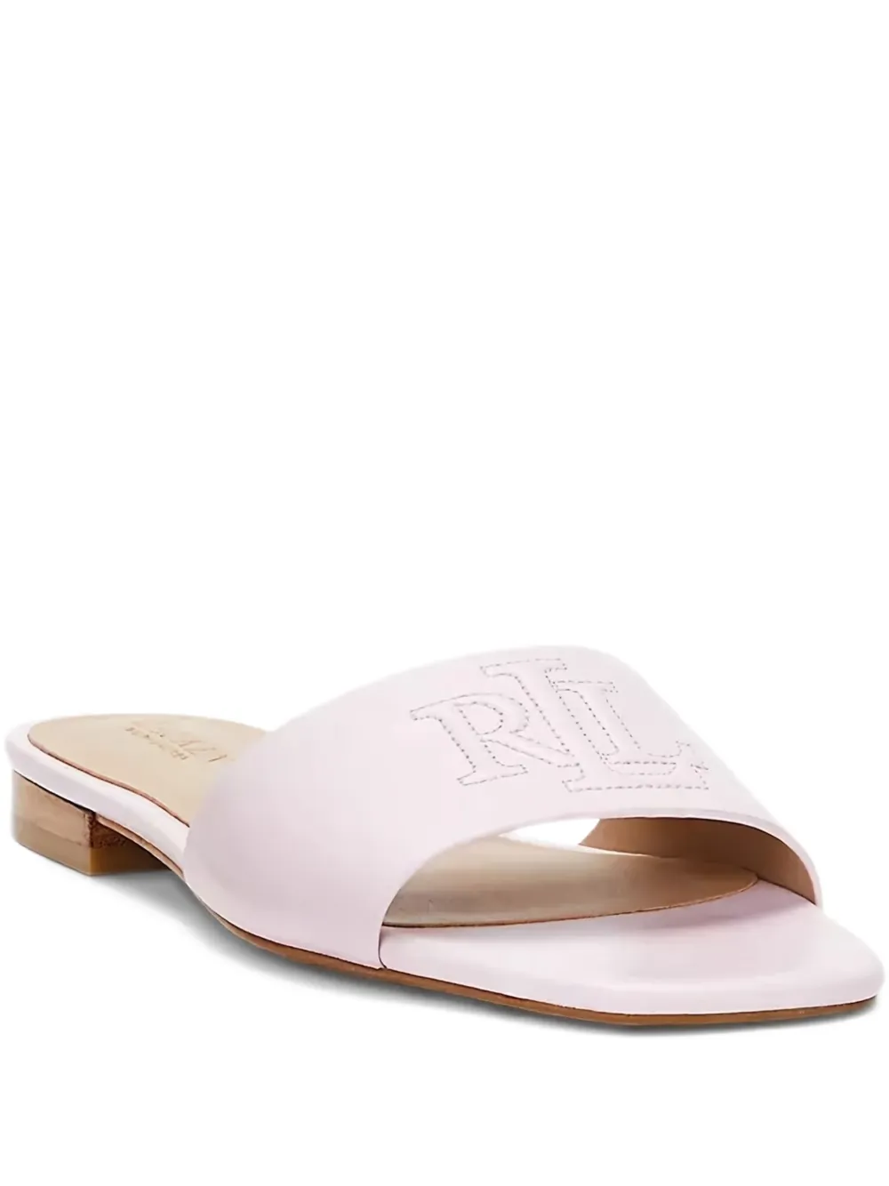Lauren Ralph Lauren logo-embroidered sandals - Rosa