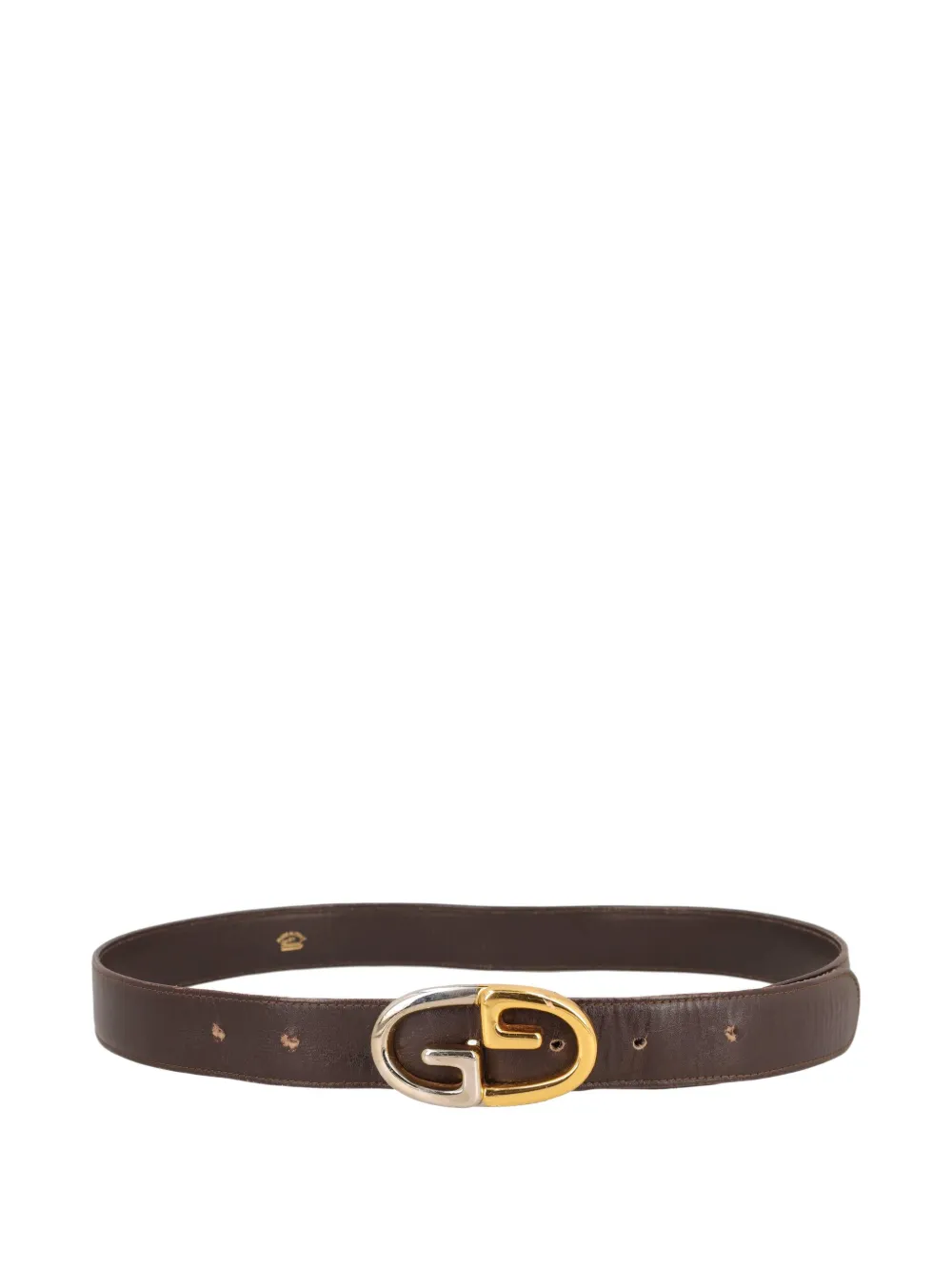 Gucci Pre-Owned Interlocking G belt - Marrone