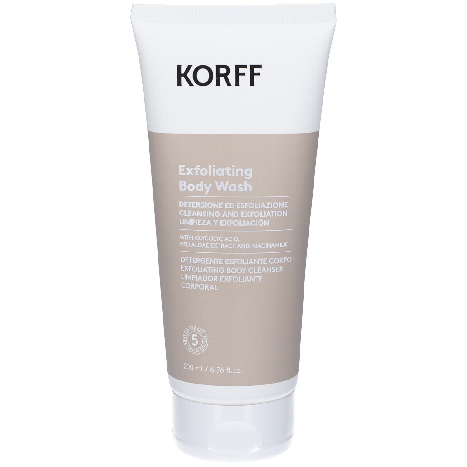 Korff Exfoliating Body Wash 200 ml Detergente