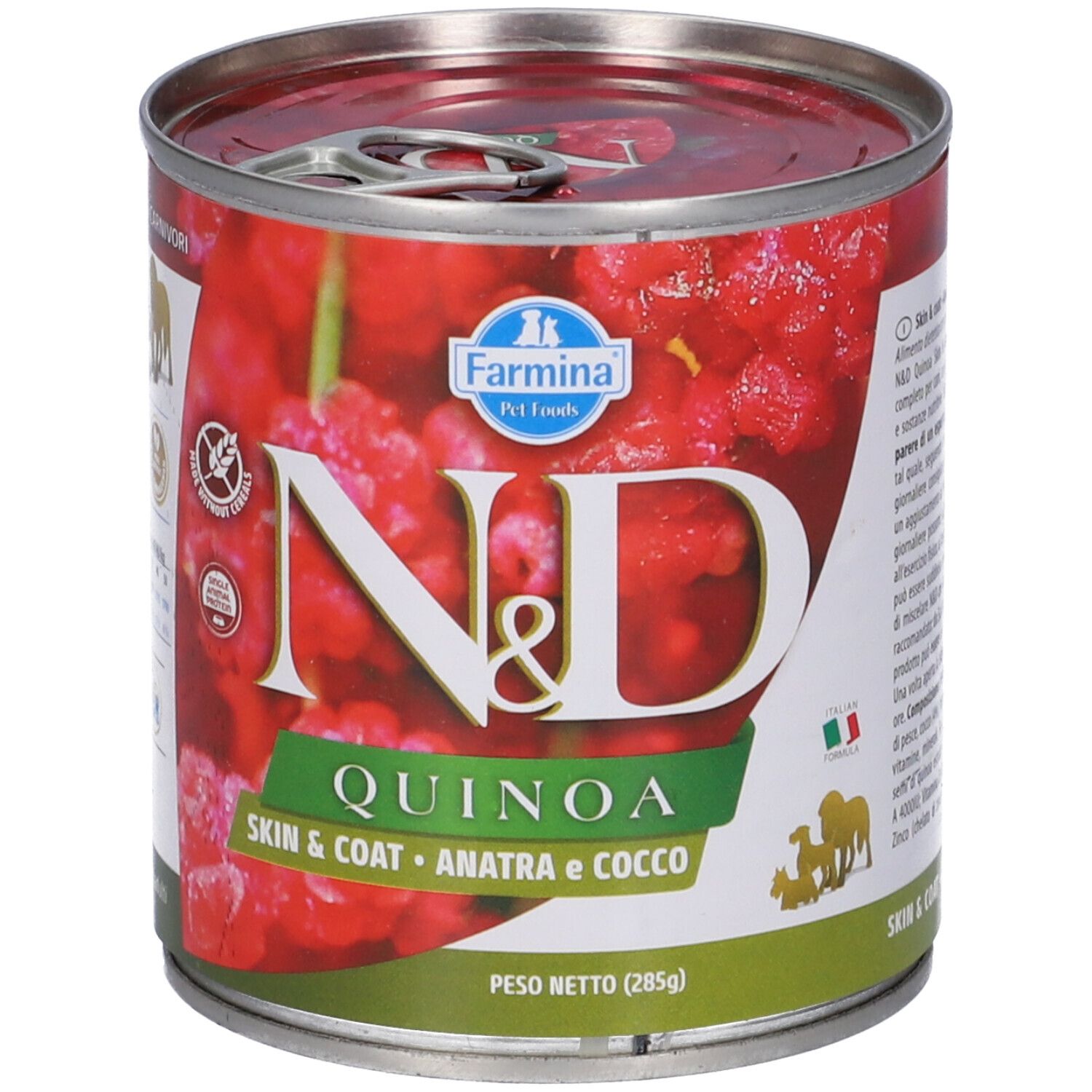 Farmina N&D Dog Quinoa Skin & Coat Duck Coconut 285 g Mangime