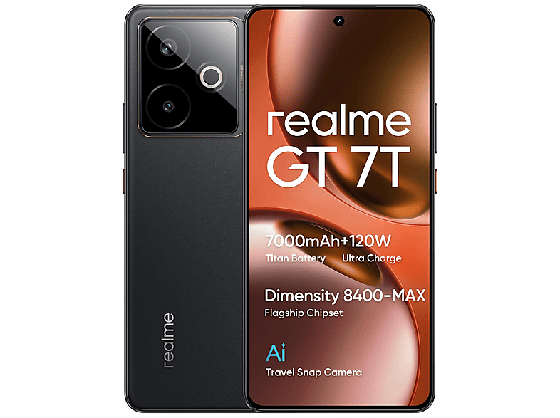 Realme Gt 7T 5G 12+512, 512 Gb, Black