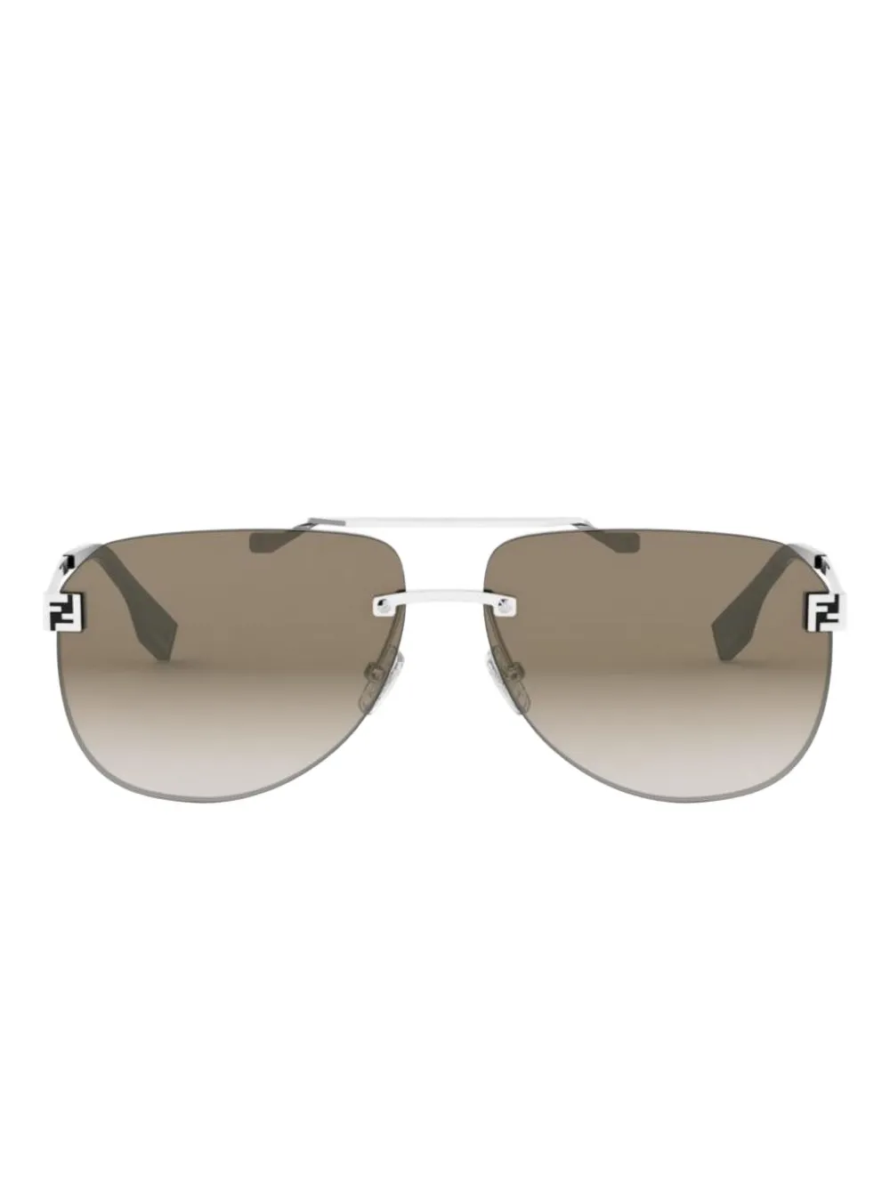 FENDI FF-motif sunglasses - Argento