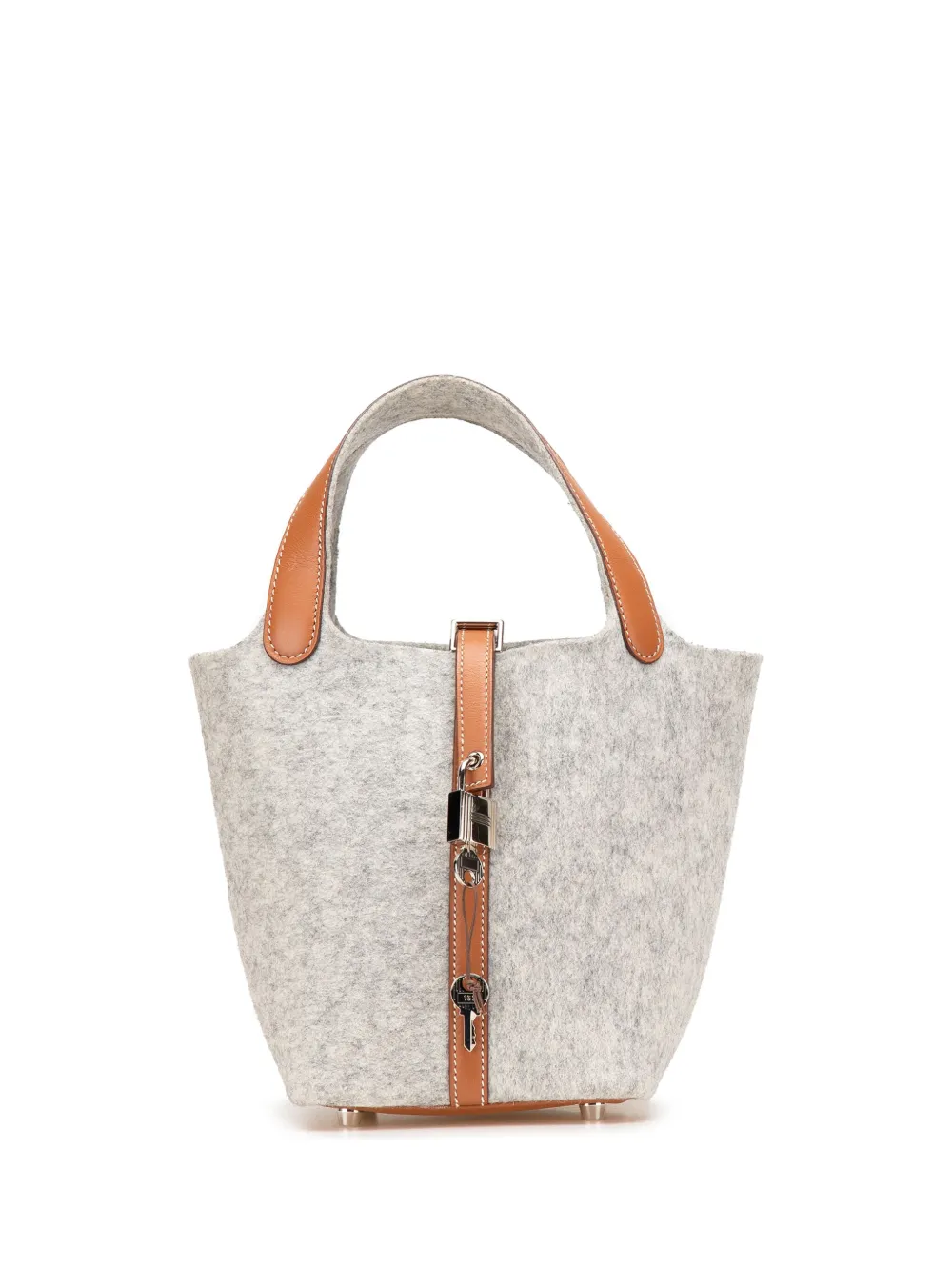 Hermès Pre-Owned 2020 Feutre and Swift Picotin Lock 18 handbag - Marrone