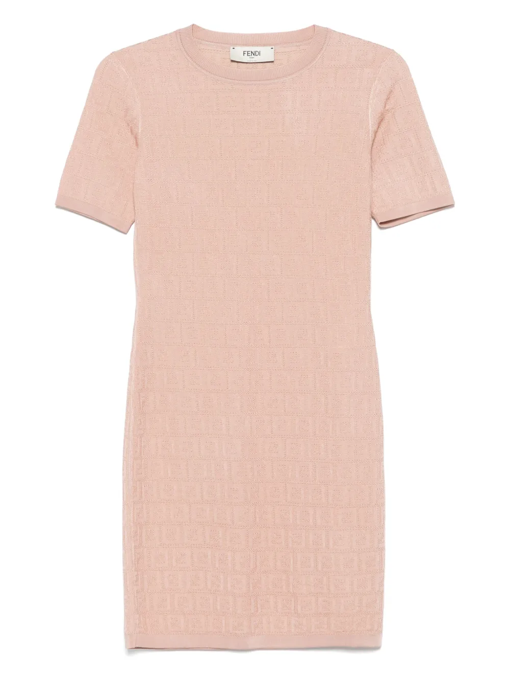 FENDI monogram mini dress - Rosa