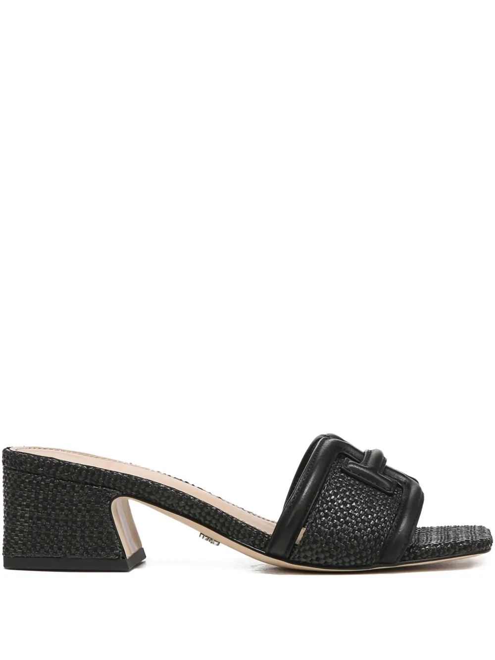 Sam Edelman 45mm Waylon textured block-heel sandals - Nero