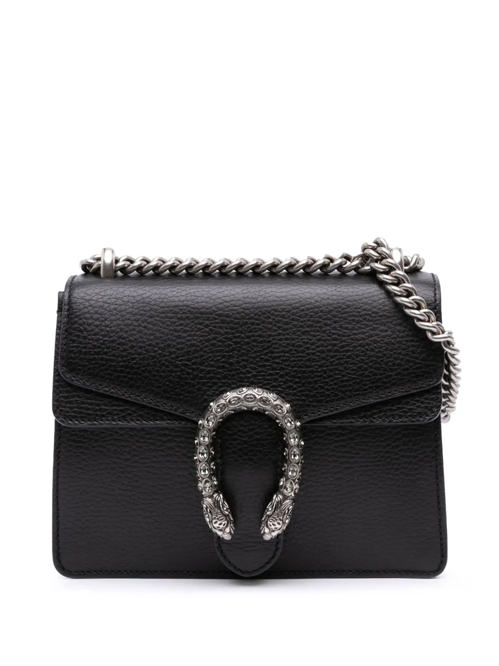 Gucci Pre-Owned 2016-2024 Mini Dionysus Leather crossbody bag - Nero