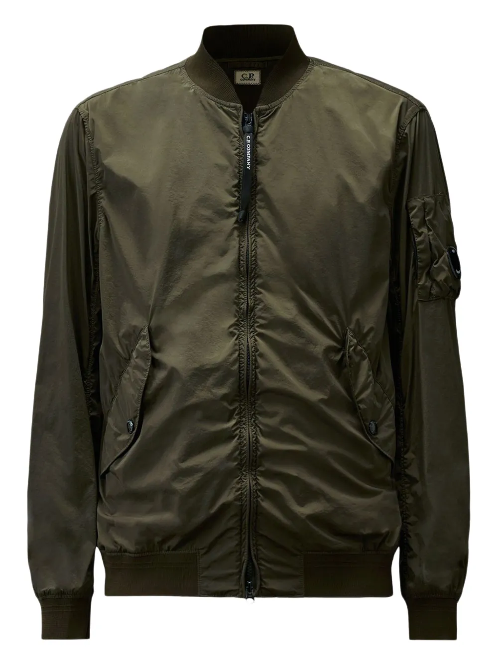 C.P. Company Lens-detail bomber jacket - Verde
