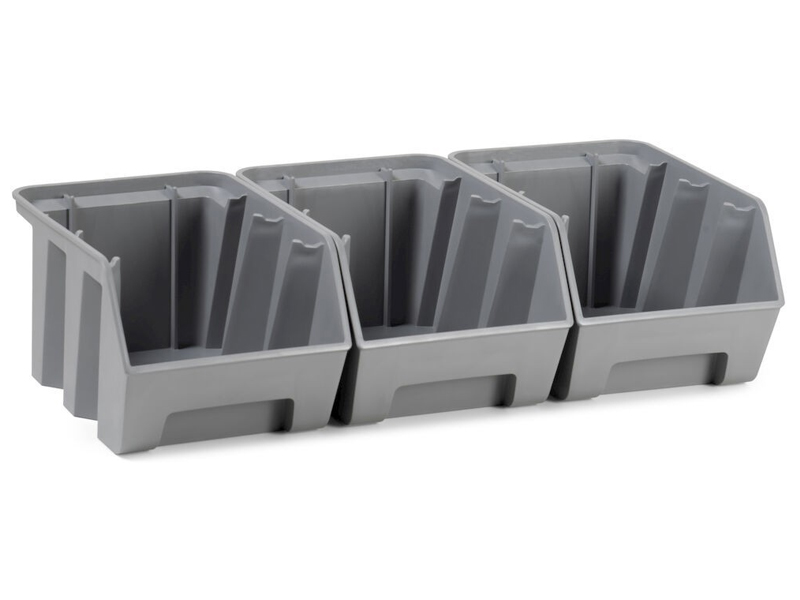 Set 3 contenitori Fami Picking Box Air 160x234x127mm per pareti forate portautensili