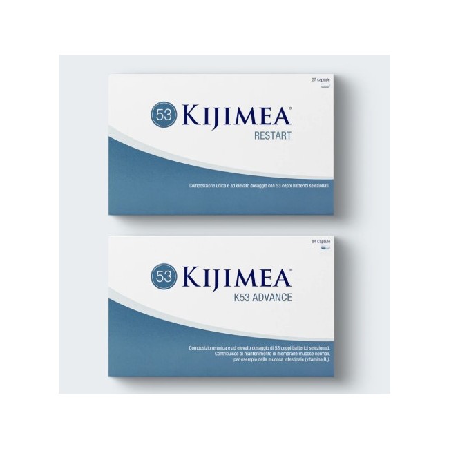 Synformulas Gmbh - Synformulas Kijimea Complete Kijimea Restart 27 Capsule Da 0,29 G + Kijimea 53 Advance 84 Capsule Da 0,26 G