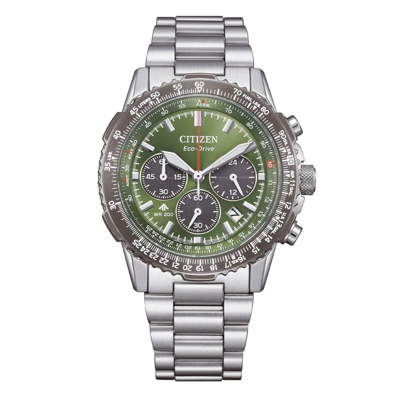 Orologio Cronografo Navihawk Acciaio Eco Drive - Citizen