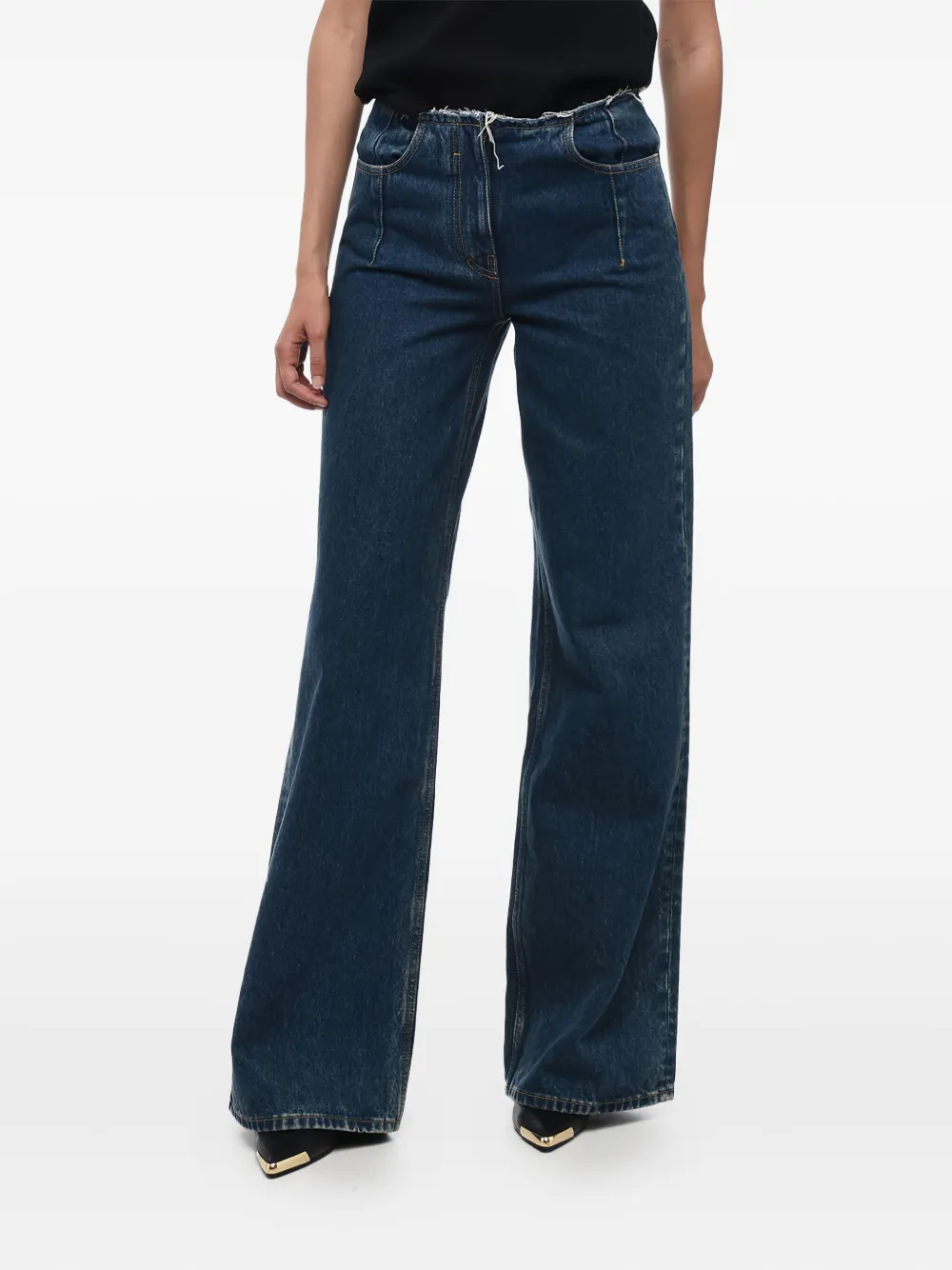 Givenchy Jeans con taglio a vivo - Blu
