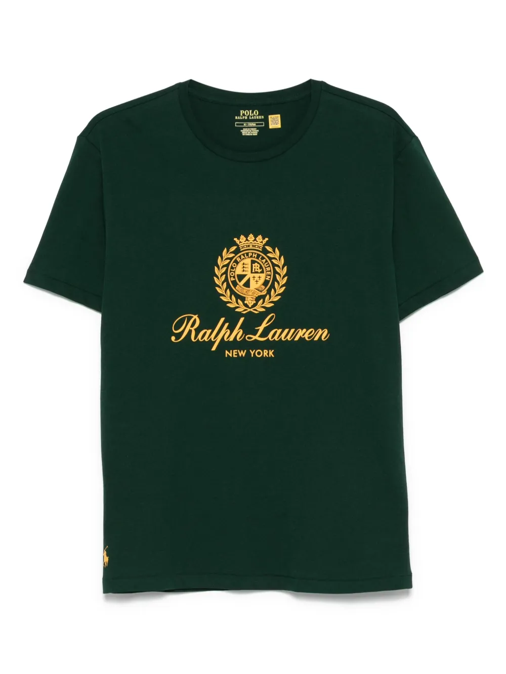 Polo Ralph Lauren crest-embroidered T-shirt - Verde
