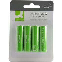 Batteria alcalina Q-Connect AA/LR6 1.5 V AA/LR6 1 5 V conf. 8