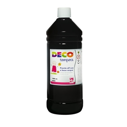 Tempera Deco Deco in flacone da 1000 ml nero 08808/02