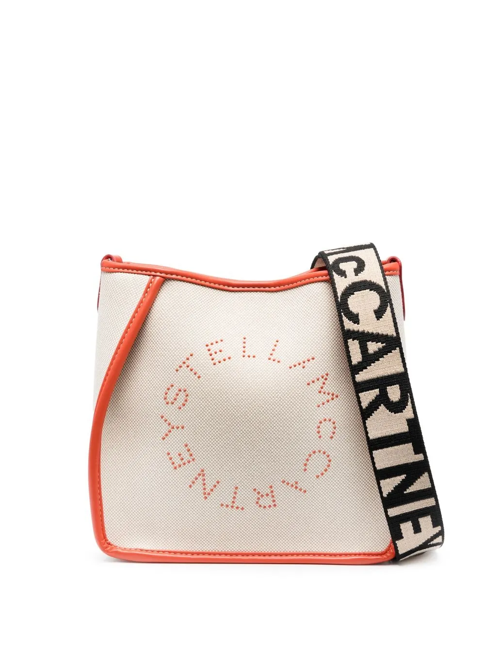 Stella McCartney Borsa a tracolla Stella con logo - Toni neutri