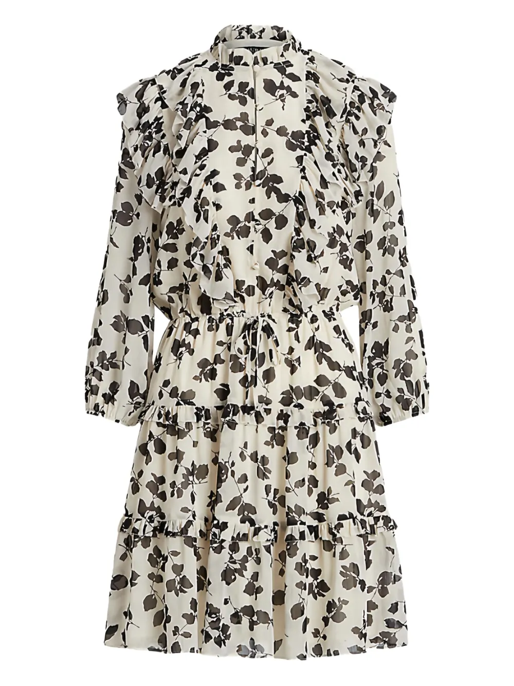 Lauren Ralph Lauren leaf-print dress - Toni neutri