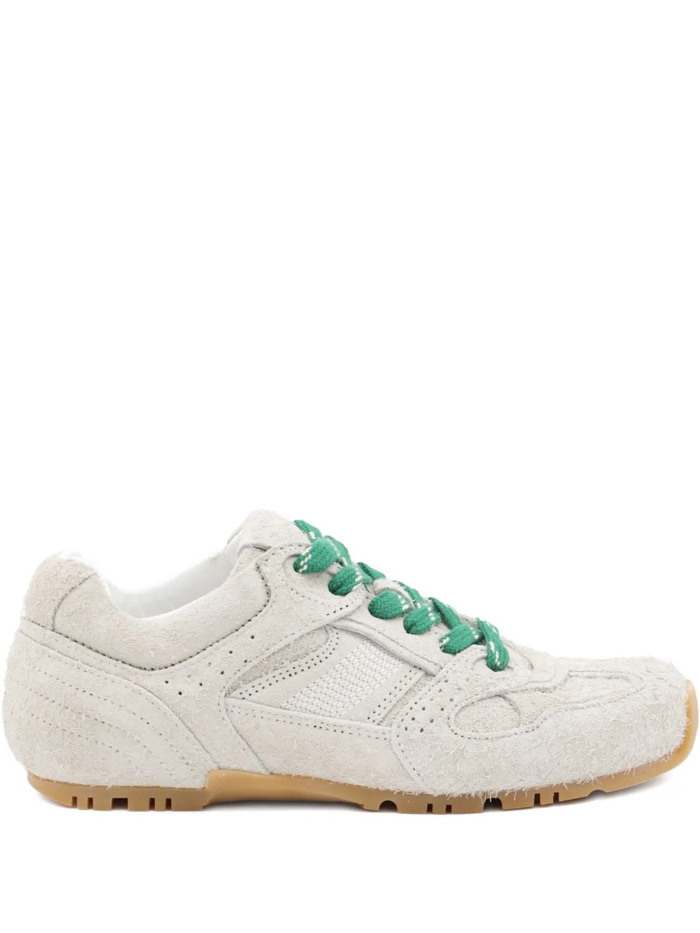 ALOHAS textured lace-up trainers - Toni neutri