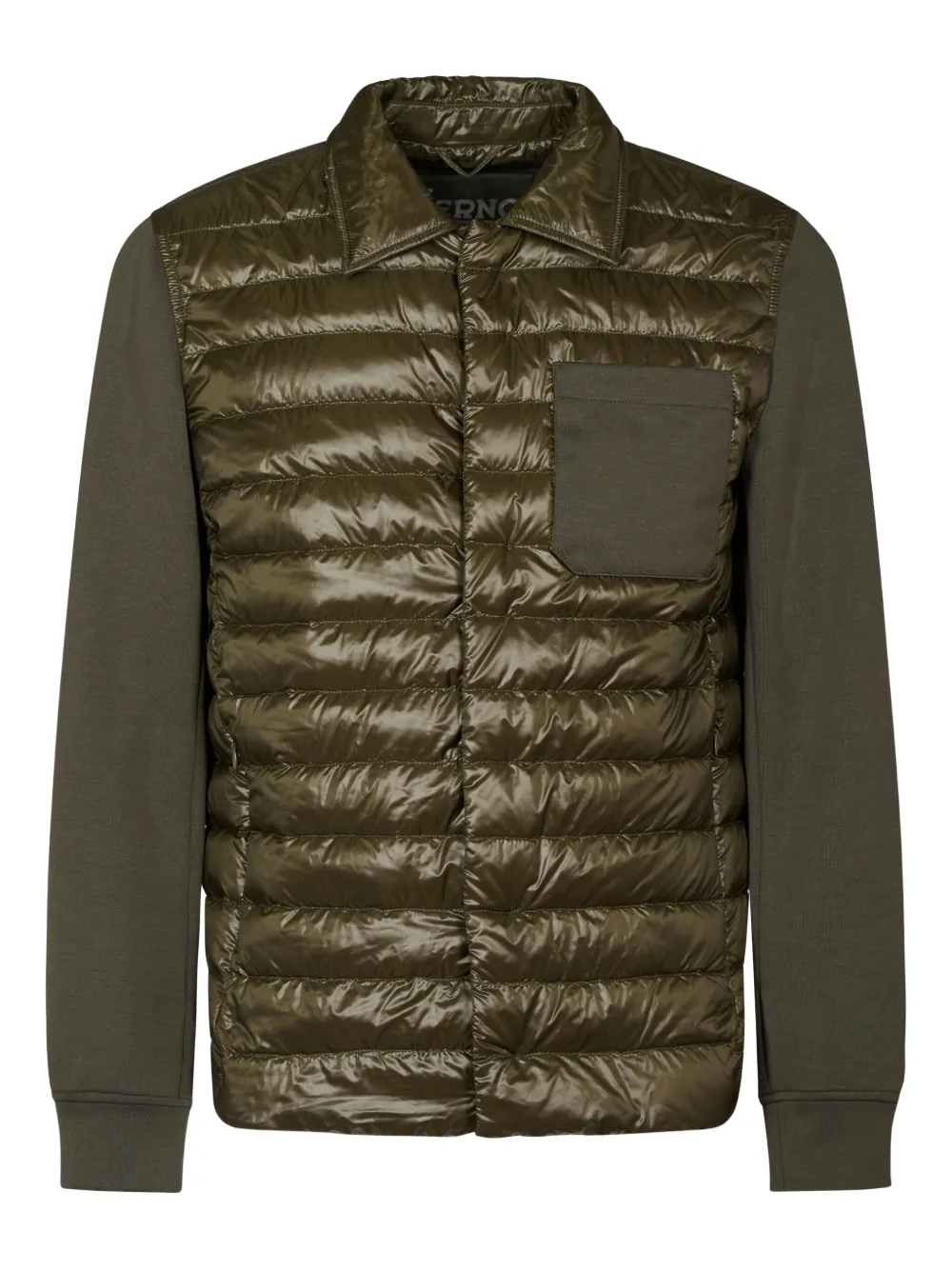 Herno quilted shirt jacket - Verde