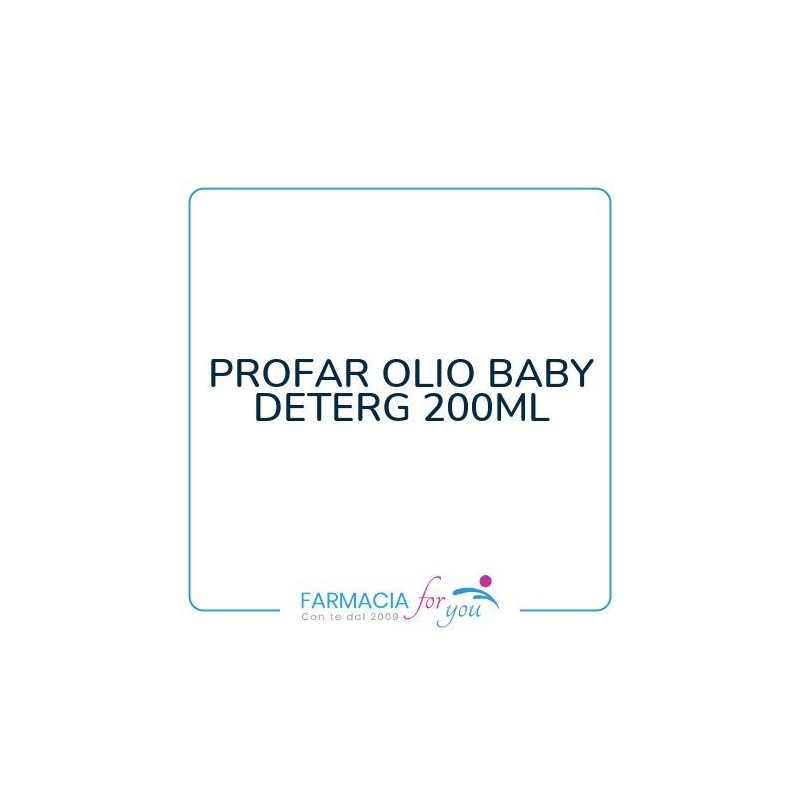 Federfarma. Co - PROFAR OLIO BABY DETERG 200ML