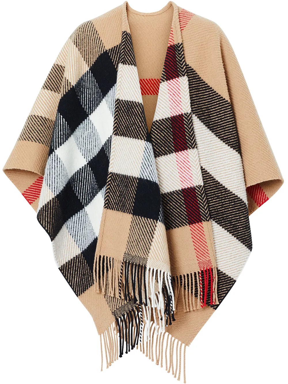 Burberry Mantella con motivo tartan - Toni neutri