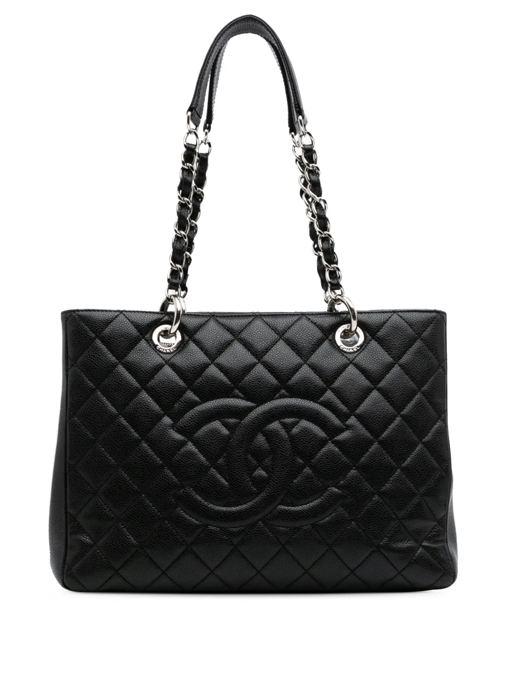 CHANEL Pre-Owned 2011 Caviar Grand Shopping tote bag - Nero