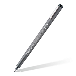 Fineliner Staedtler Pigment Liner 308 in set da 4 misure assortite 0