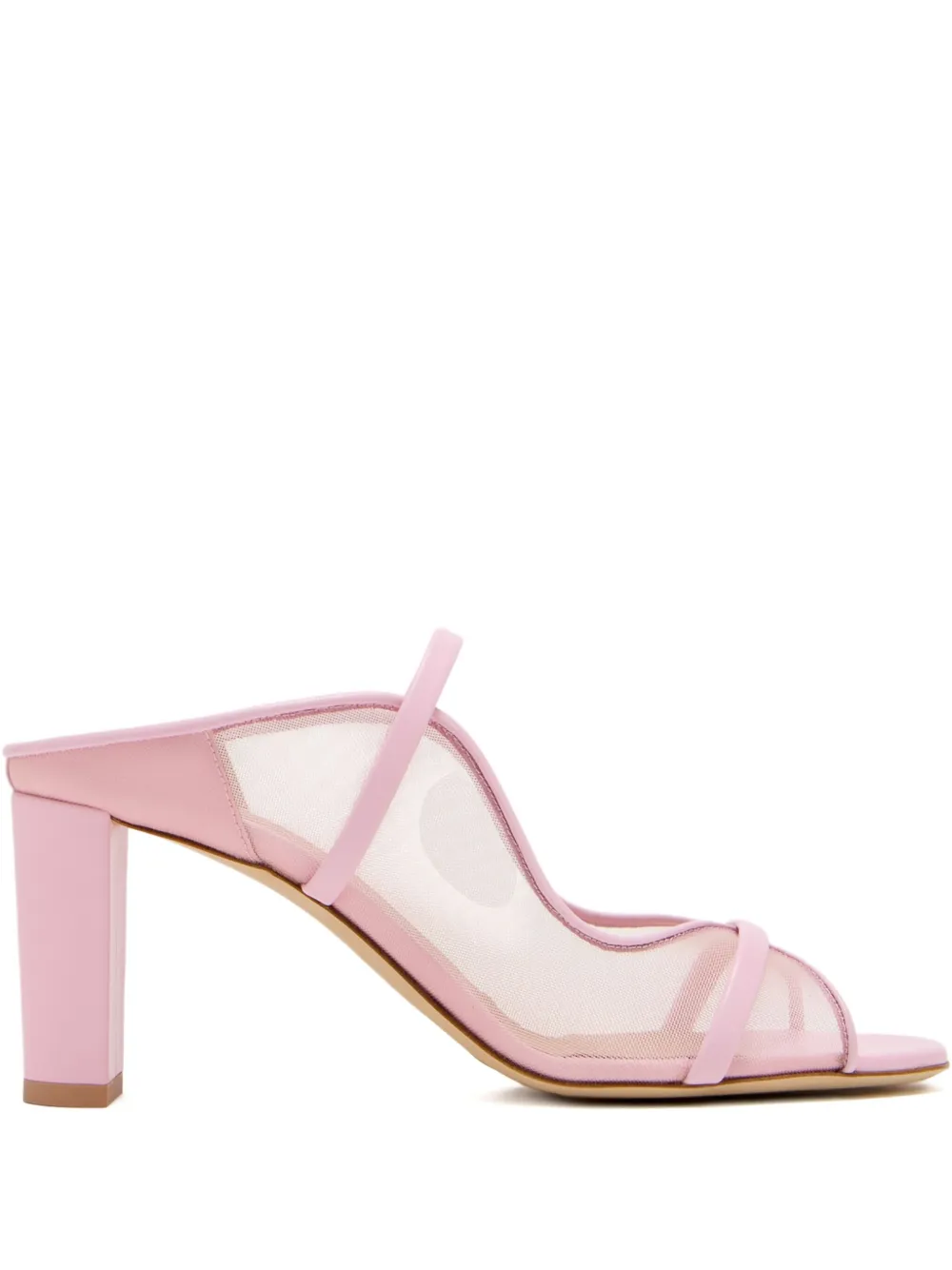 Malone Souliers 70mm mesh panel block-heel sandals - Rosa