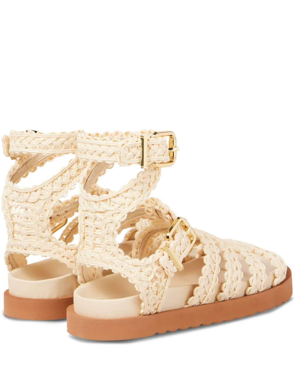 ZIMMERMANN Goldie Gladiator sandals - Toni neutri