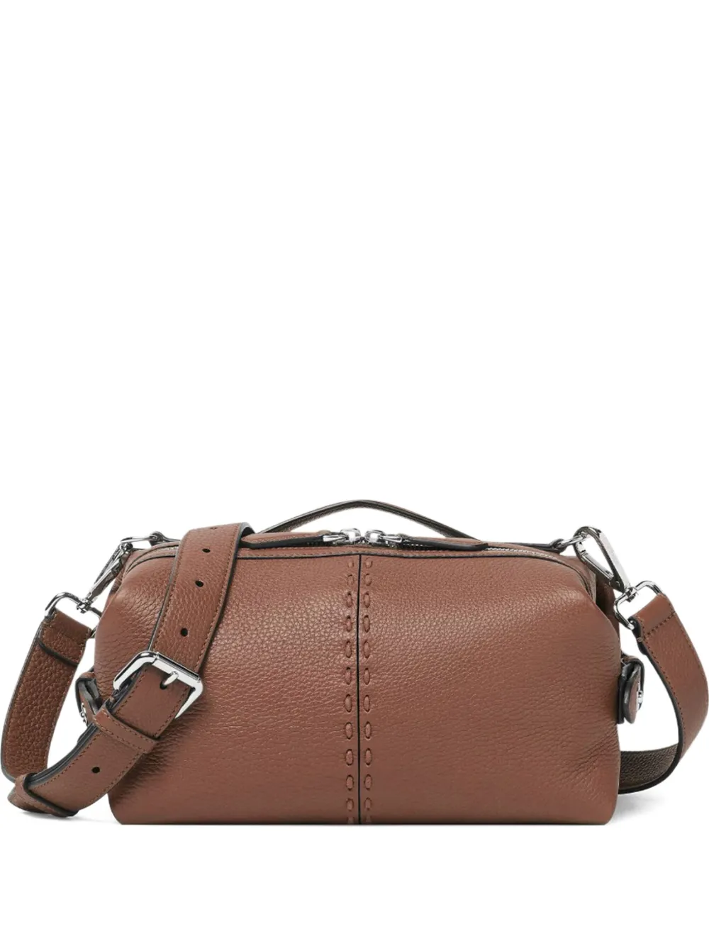 FENDI leather shoulder bag - Marrone