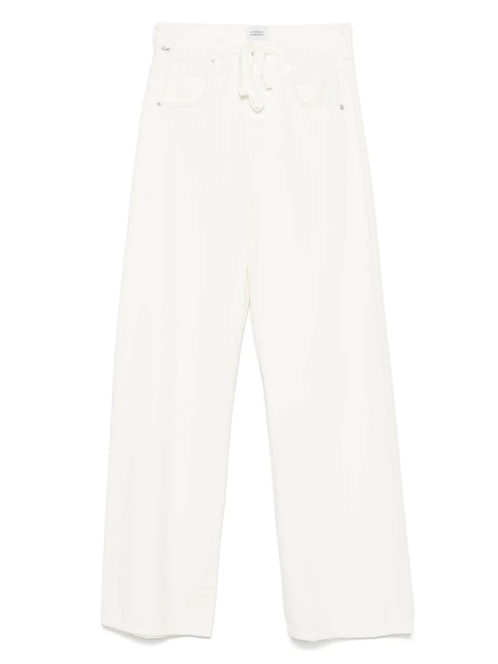 Citizens of Humanity logo-patch jeans - Bianco