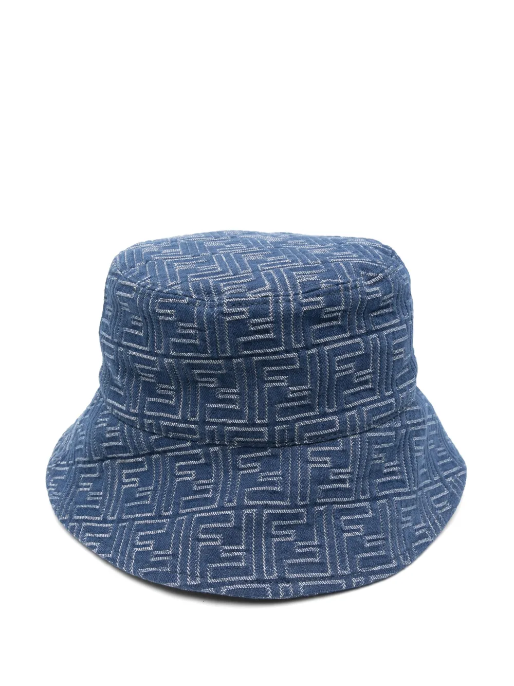 FENDI cotton bucket hat - Blu