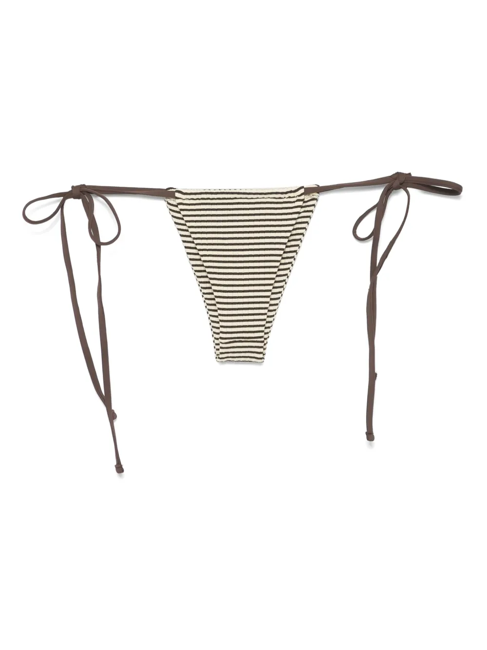 Frankies Bikinis x Bella Hadid Tia String bikini bottoms - Toni neutri
