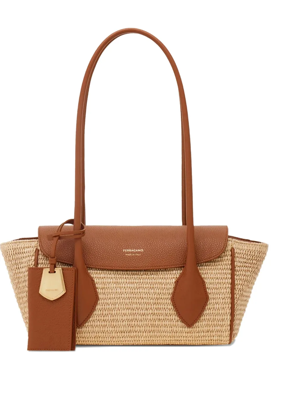 Ferragamo East-West tote bag - Toni neutri