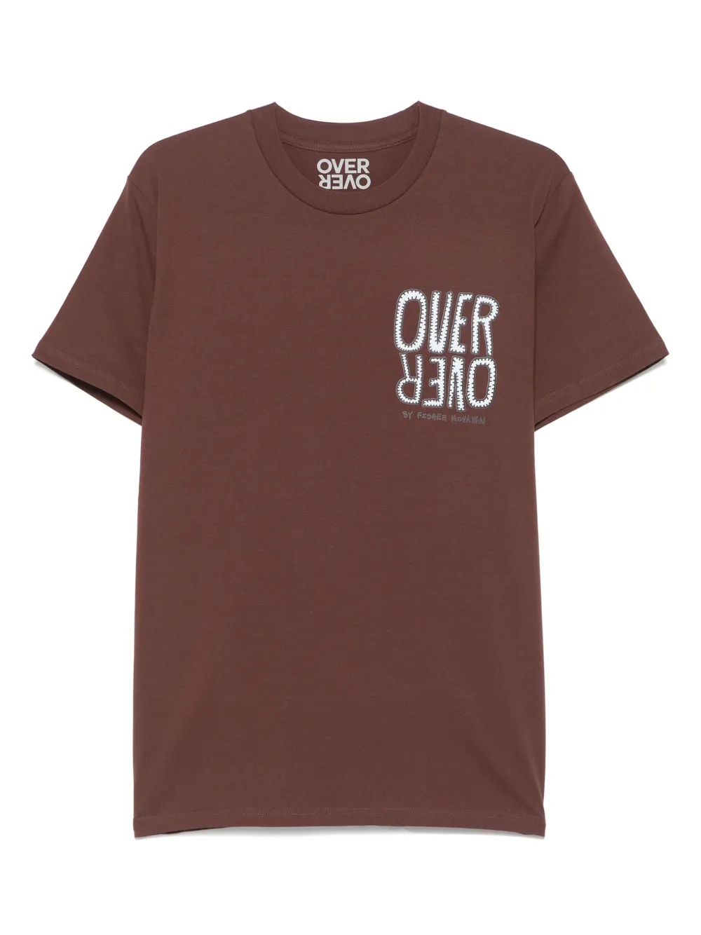 OVER OVER cotton T-shirt - Marrone