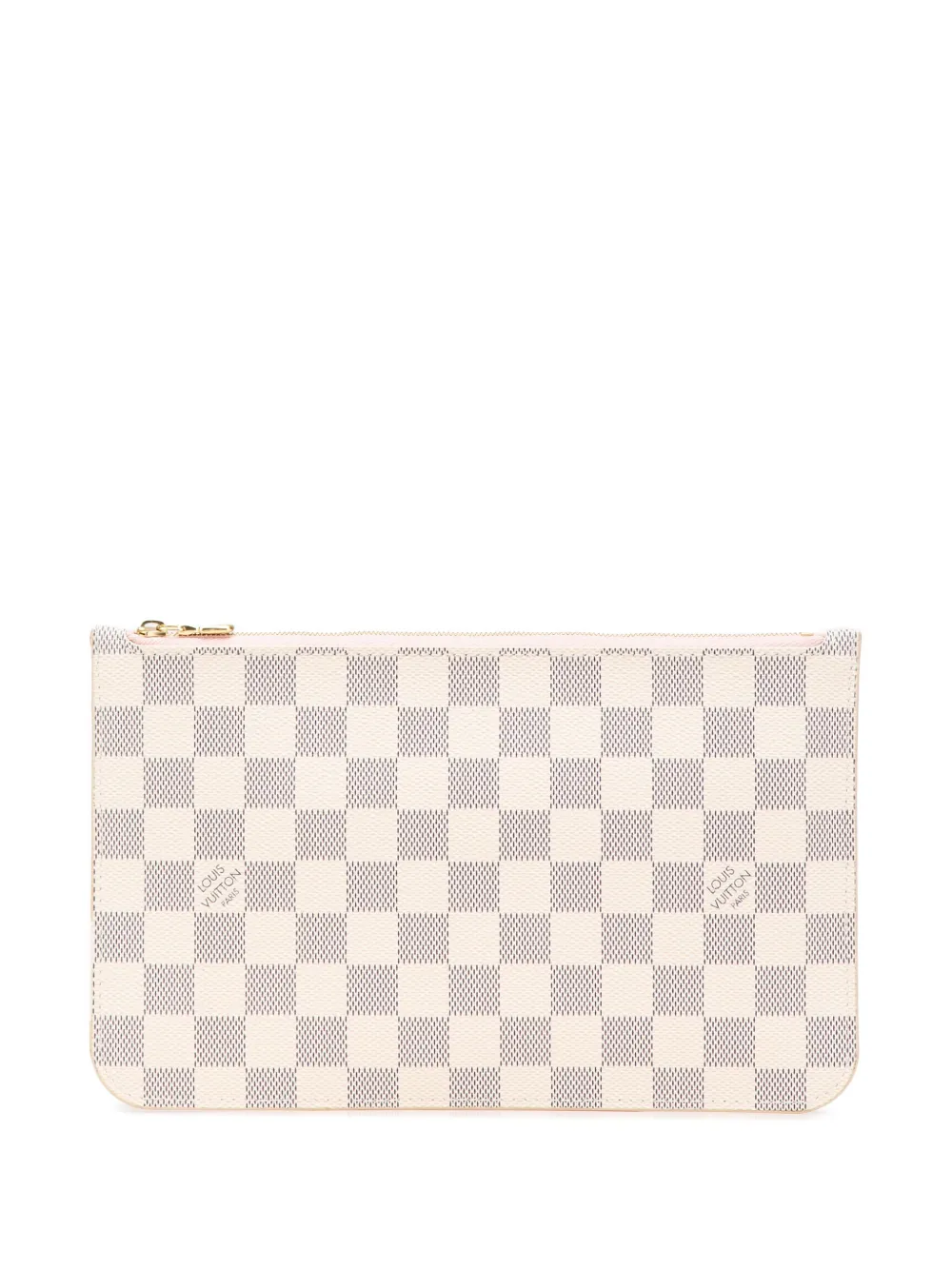 Louis Vuitton Pre-Owned 2016 Damier Azur Neverfull MM pouch - Bianco