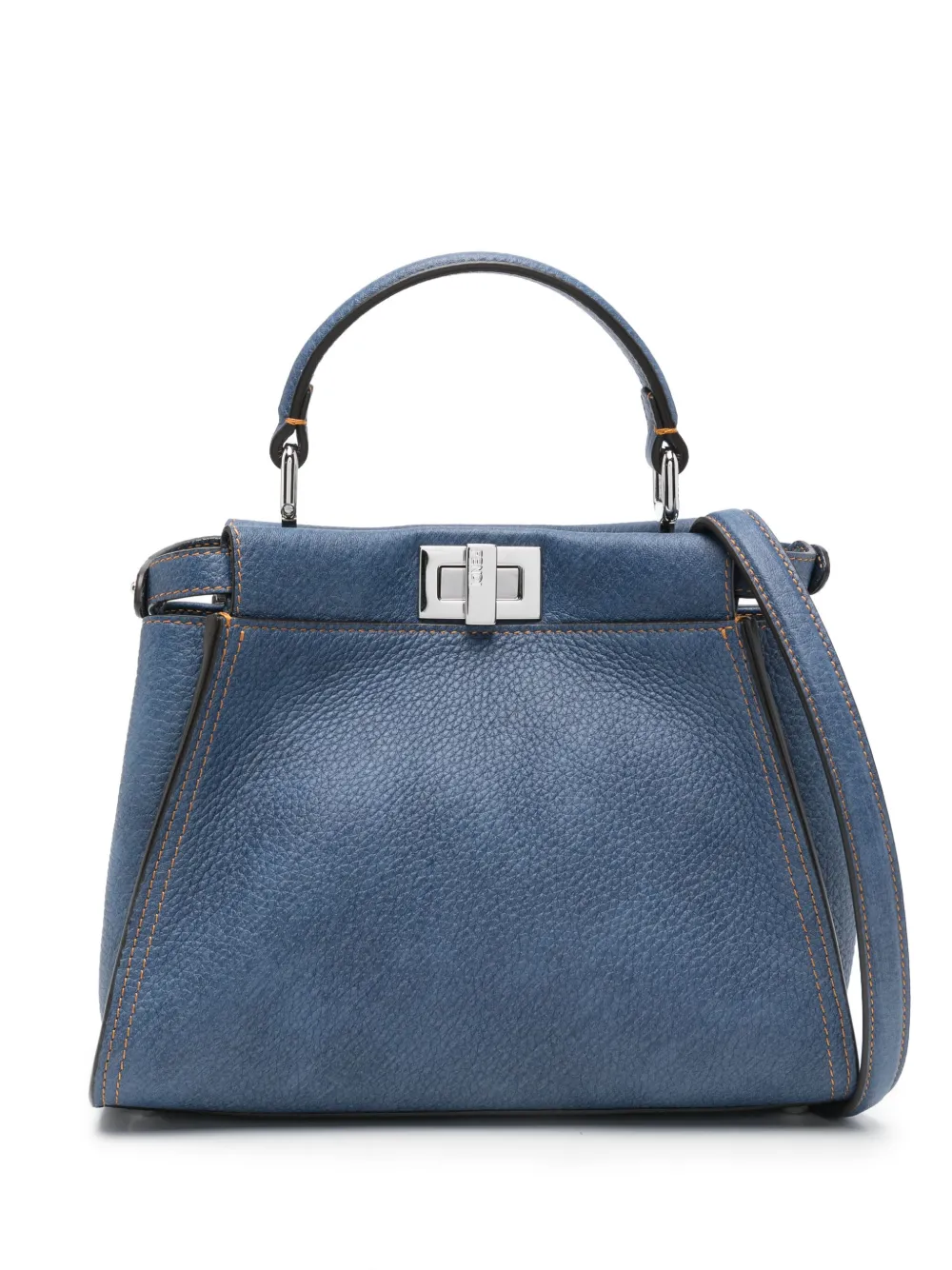 FENDI mini Peekaboo tote bag - Blu